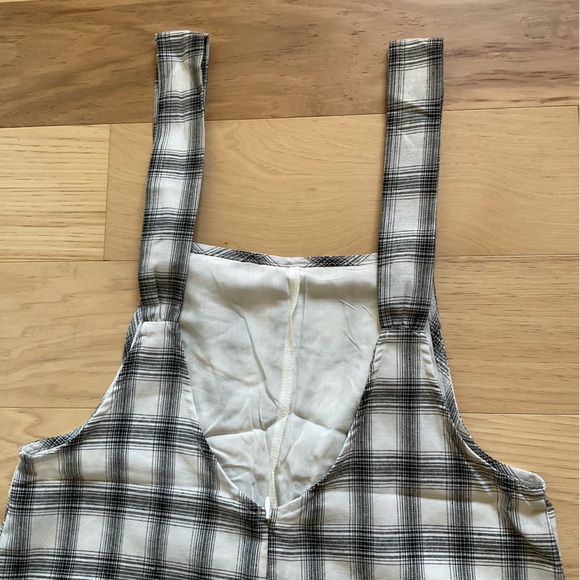 Grey Bandit Grey Plaid Everett Looser Romper Size S - Picture 7 of 12